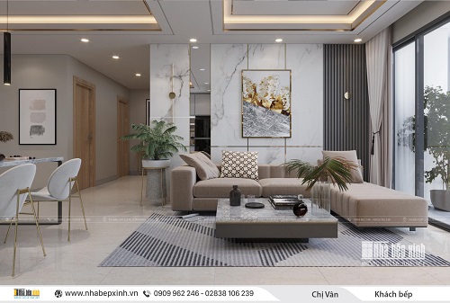 Cách thiết kế phòng khách đẹp và hiện đại tại chung cư Celadon City